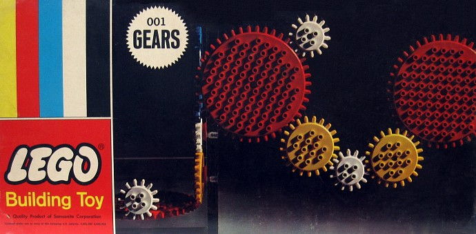 LEGO Produktset 001-1 - Gears