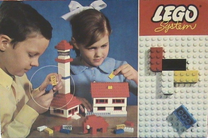 LEGO Produktset 030-1 - Basic Building Set in Cardboard