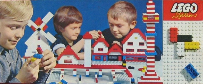 LEGO Produktset 050-1 - Basic Building Set in Cardboard
