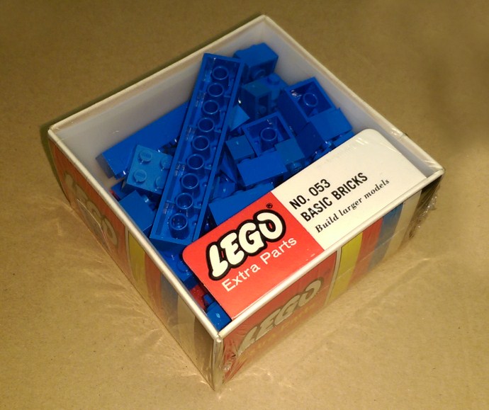LEGO Produktset 053-1 - Assorted basic bricks - Blue