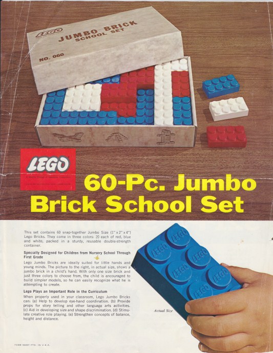 LEGO Produktset 060-3 - Jumbo Brick School Set
