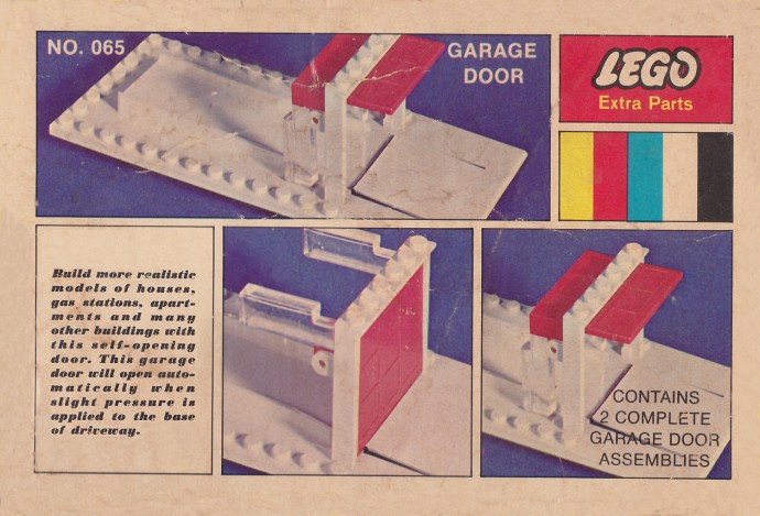 LEGO Produktset 065-1 - 2 Garage Door Kits