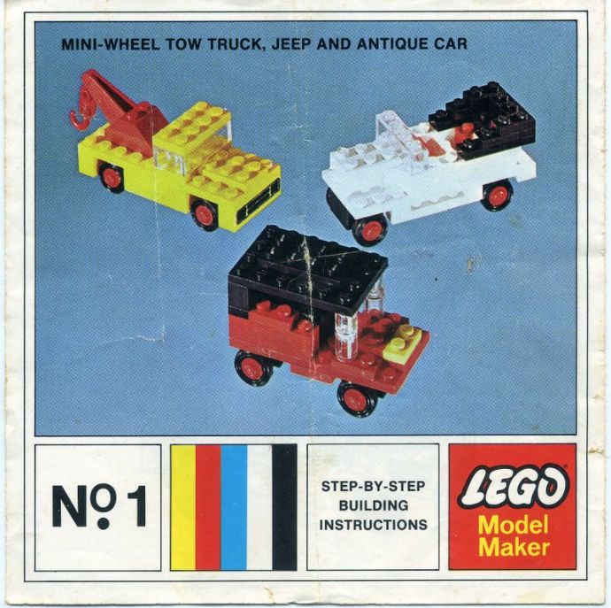 LEGO Produktset 1-10 - Mini-Wheel Model Maker No. 1 (Kraft Velveeta)