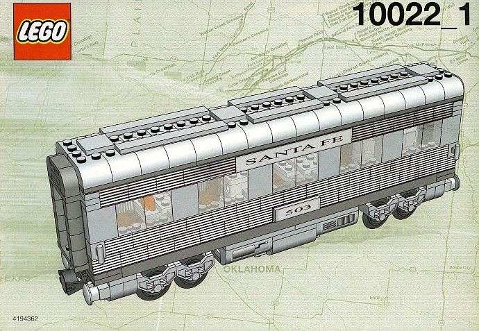 LEGO Produktset 10022-1 -  10022 Santa Fe Cars Set I