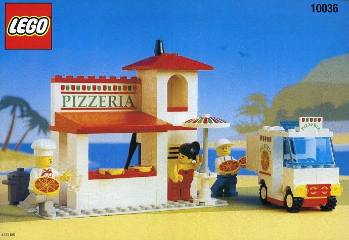 LEGO Produktset 10036-1 -  Legend 10036 Pizzeria von 2002