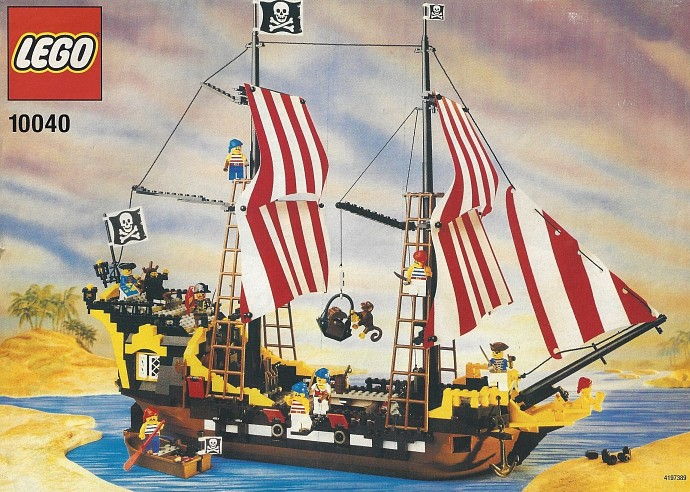 LEGO Produktset 10040-1 - ® 10040 Black Seas Barracuda Piratenschiff