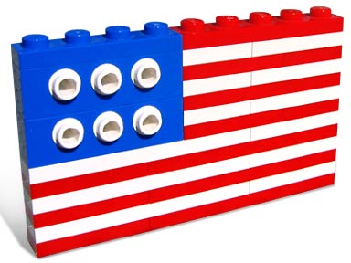 LEGO Produktset 10042-1 - U.S. Flag