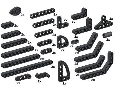 LEGO Produktset 10072-1 - Technic Beams