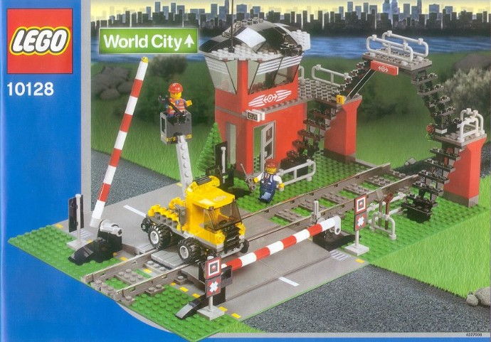 LEGO Produktset 10128-1 -  Eisenbahn Bahnübergang 9V 10128