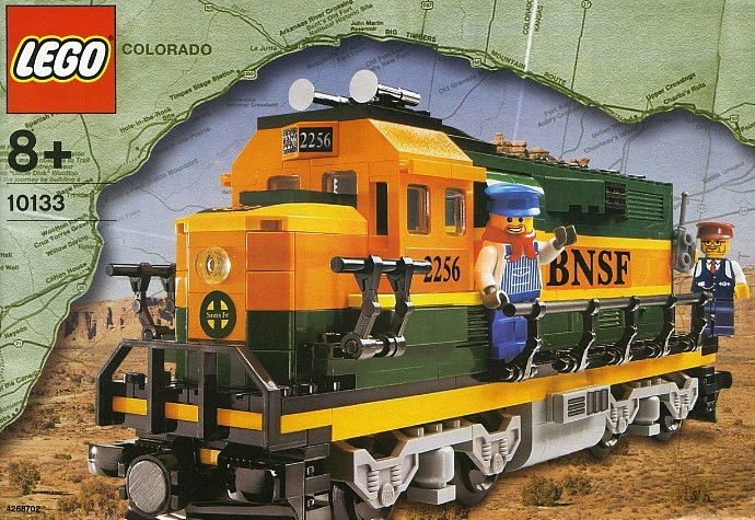 LEGO Produktset 10133-1 -  Trains 10133 - BNSF Burlington Northern Santa Fe 