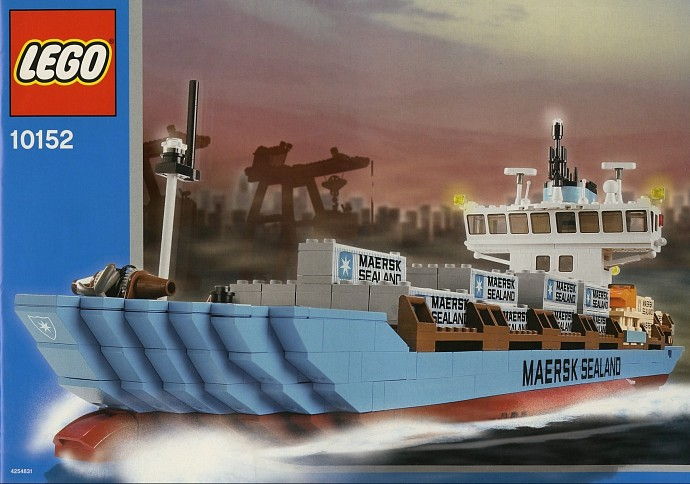 LEGO Produktset 10152-1 -  Maersk 2005 Sealand Ship (10152) (japan import)