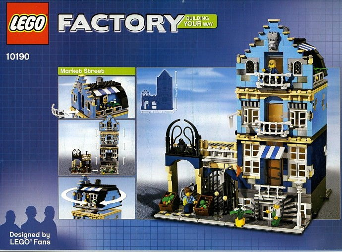 LEGO Produktset 10190-1 -  - 10190 Market Street, 1248 Teile