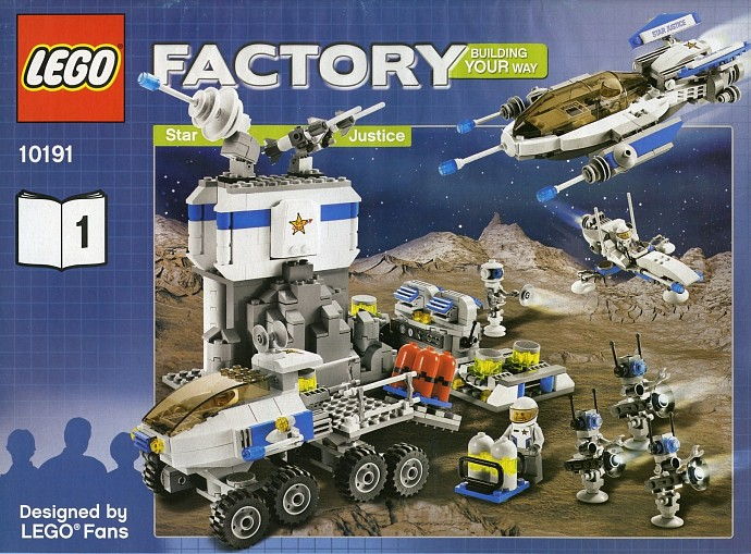 LEGO Produktset 10191-1 -  - 10191 Star Justice, 895 Teile