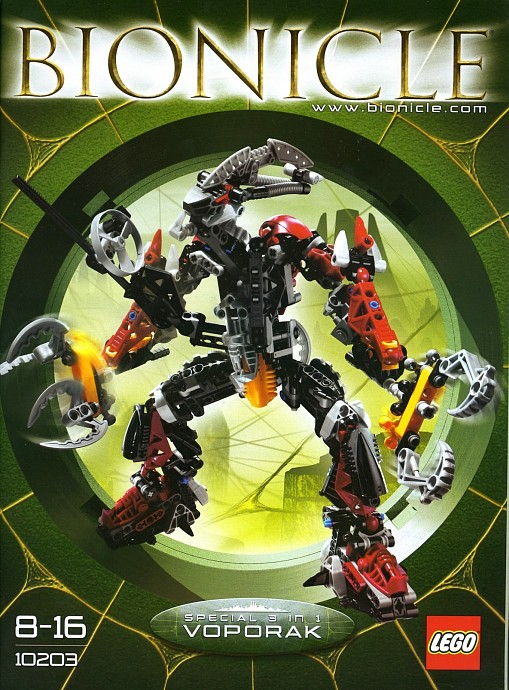 LEGO Produktset 10203-1 - 10203 - Bionicle Voporak - Tri-Pack, 647 Teile