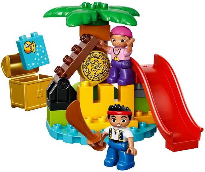 LEGO Produktset 10604-1 - Jake und die Nimmerland-Piraten – Schatzinsel