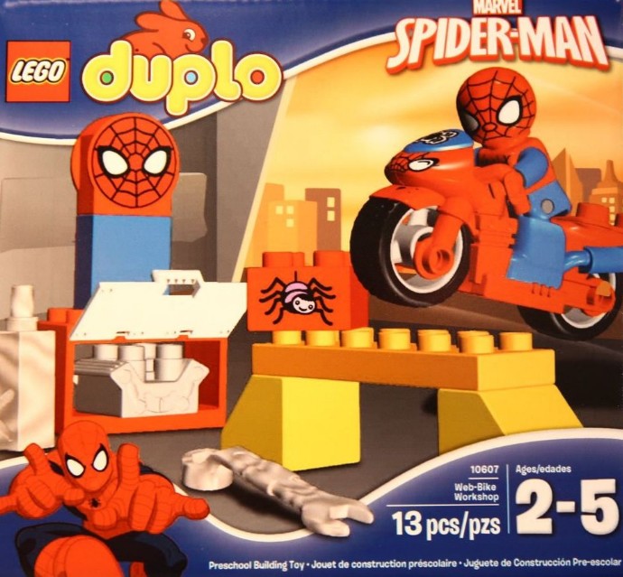 LEGO Produktset 10607-1 - Spider-Man – Motorrad-Werkstatt