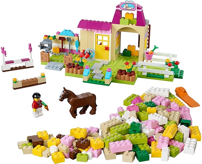 LEGO Produktset 10674-1 - Große Steinebox Mädchen Ponyhof