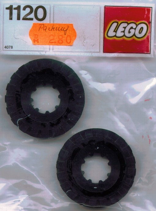 LEGO Produktset 1120-1 - Two Tyres, 42 mm Diameter