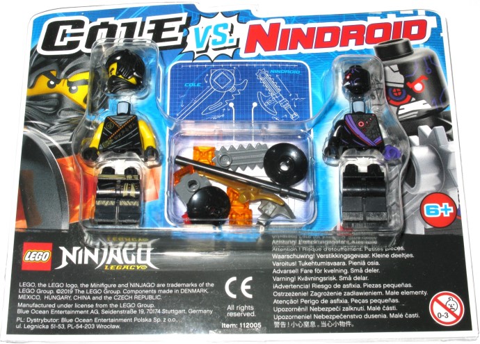 LEGO Produktset 112005-1 - Cole vs. Nindroid