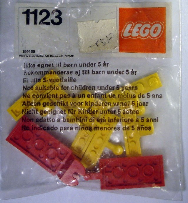 LEGO Produktset 1123-1 - Ball and Socket Couplings & One Articulated Joint