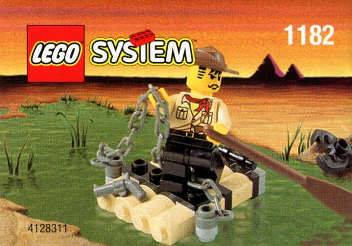 LEGO Produktset 1182-1 -  1182 Adventurers Johnny Thunder auf dem Floß von 