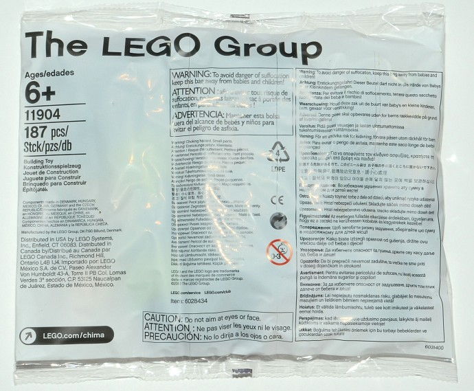 LEGO Produktset 11904-1 - Brickmaster Legends of Chima: The Quest for Chi parts