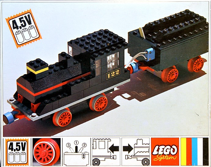 LEGO Produktset 122-1 - Loco and Tender