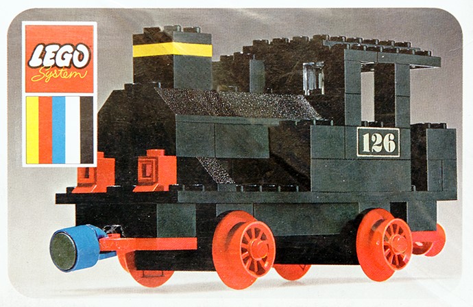 LEGO Produktset 126-1 - Steam Locomotive (Push)