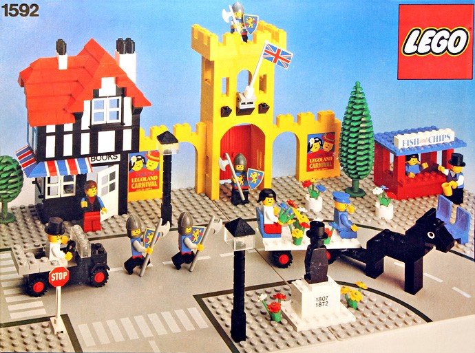 LEGO Produktset 1592-1 - Town Square - Castle Scene