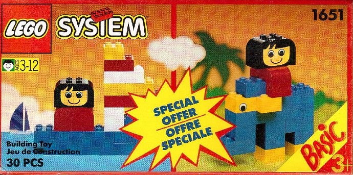 LEGO Produktset 1651-1 - Basic Building Set Trial Size