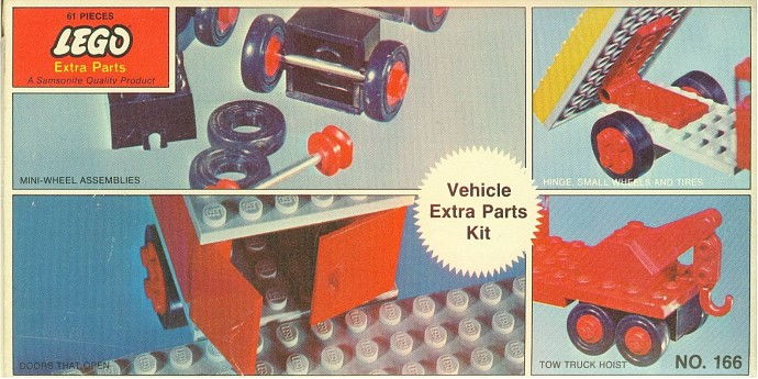 LEGO Produktset 166-2 - Vehicle Extra Parts Kit
