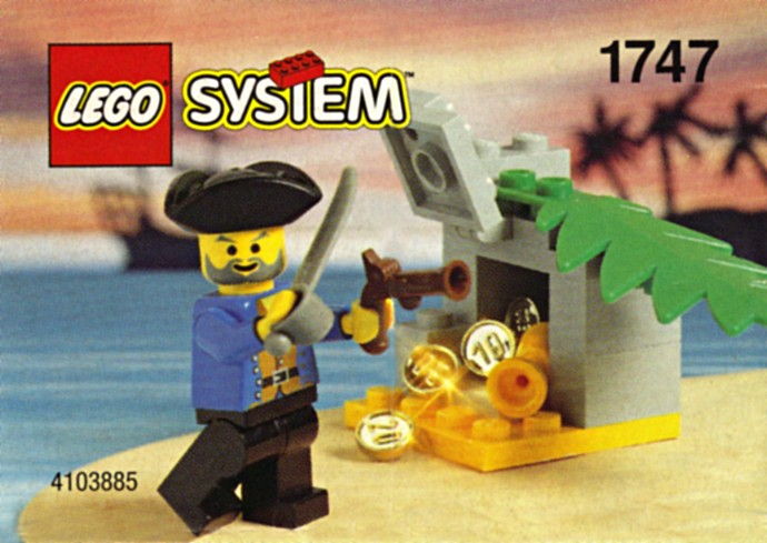 LEGO Produktset 1747-1 -  System Piraten 1747 Piratenschatzüberraschung