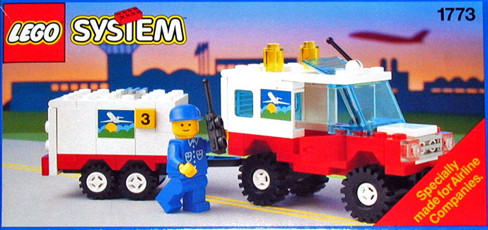 LEGO Produktset 1773-1 - Airline Maintenance Vehicle with Trailer