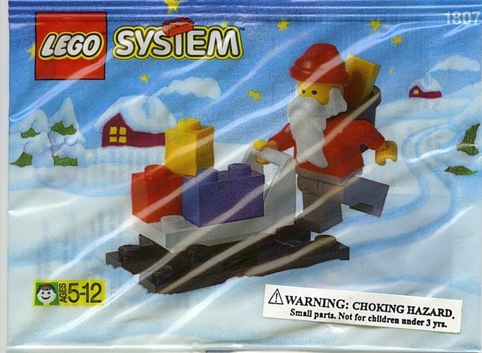 LEGO Produktset 1807-1 - Santa Claus and Sleigh