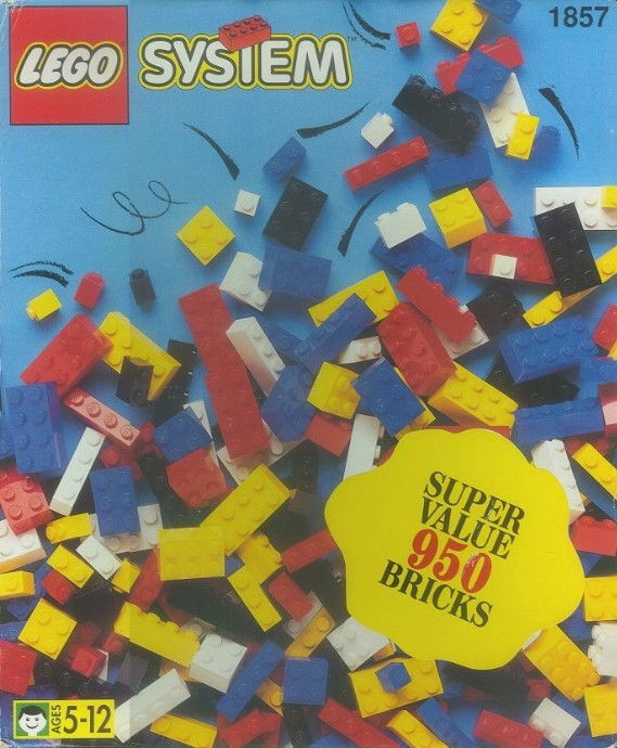 LEGO Produktset 1857-1 - Super Value Brick Pack