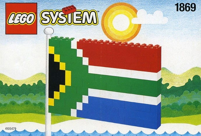 LEGO Produktset 1869-1 - South African Flag