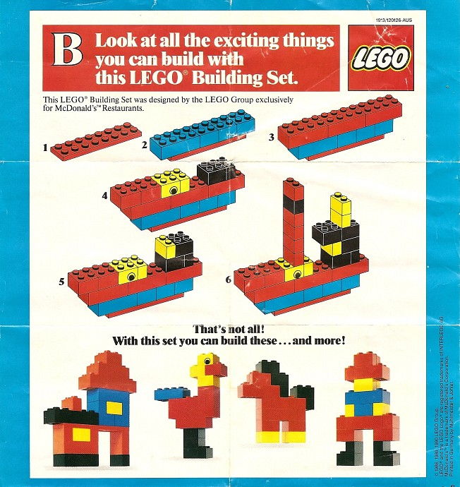 LEGO Produktset 1913-1 - Boat