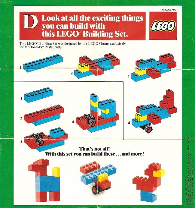 LEGO Produktset 1915-1 - Aircraft