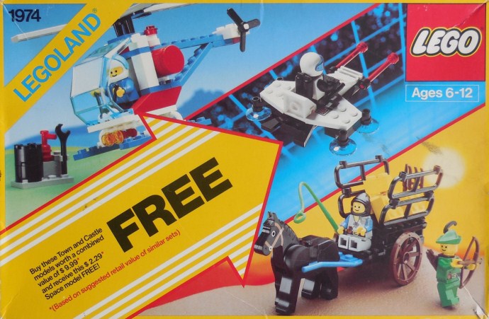 LEGO Produktset 1974-1 - Triple Pack