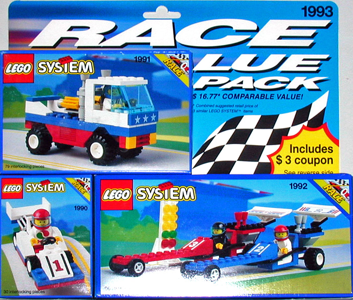 LEGO Produktset 1993-1 - Race Value Pack