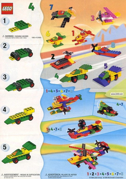 LEGO Produktset 1995-1 -  Technic 8422 Motorrad von 1995