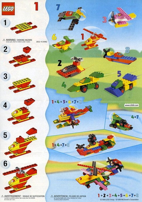 LEGO Produktset 2032-1 - {Helicopter}