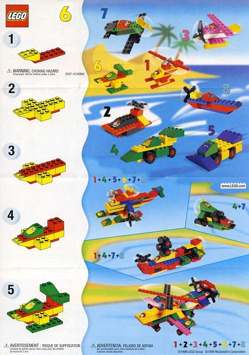 LEGO Produktset 2047-1 - {Aeroplane}