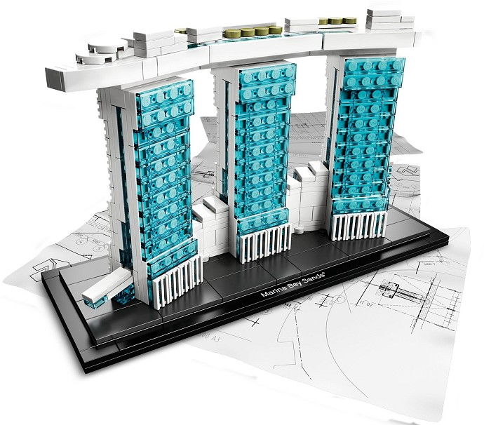 LEGO Produktset 21021-1 -  Architecture Marina Bay Sands (R) 21021 (Japan-Im