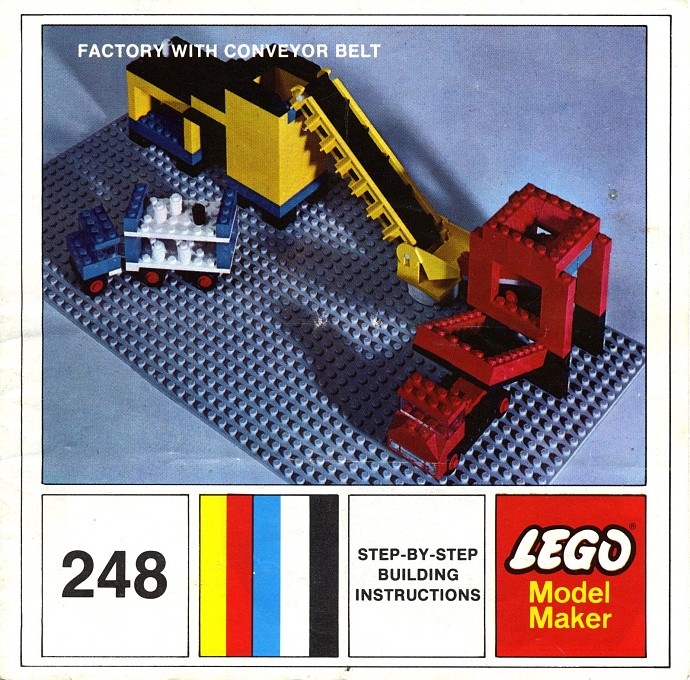 LEGO Produktset 248-2 - Factory with Conveyor Belt