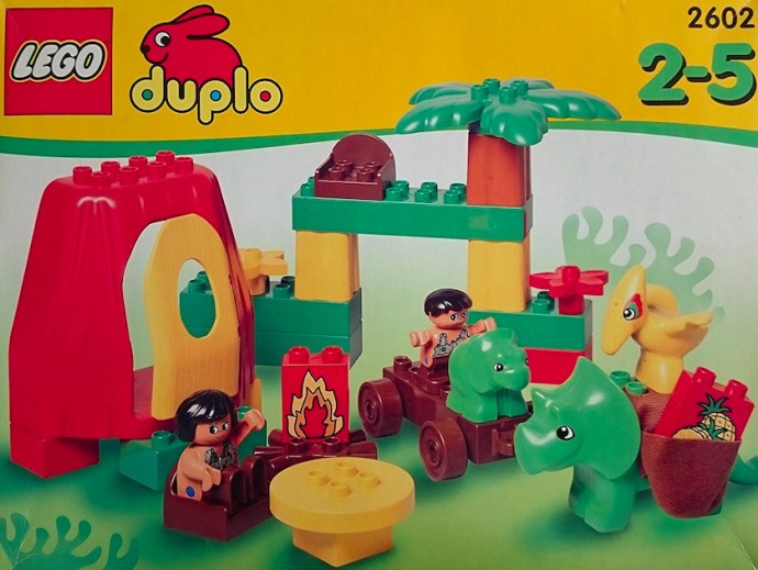 LEGO Produktset 2602-1 -  DUPLO 2602 Dino-Dorf