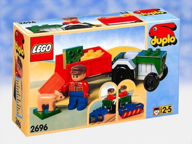 LEGO Produktset 2696-1 -  DUPLO Bauernhof 2696 Trecker