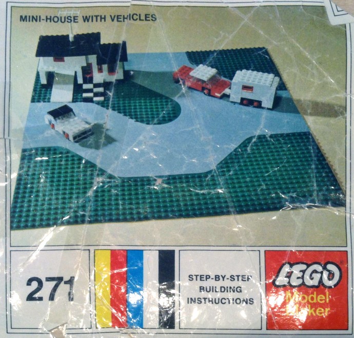 LEGO Produktset 271-3 - Mini-House with Vehicles