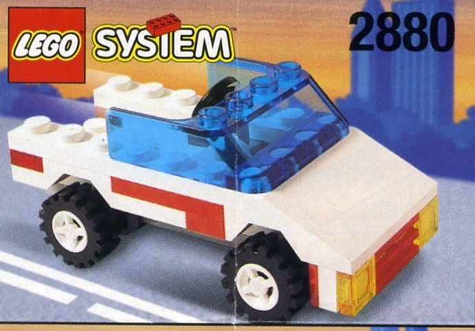 LEGO Produktset 2880-1 -  System 2880 Offener Jeep