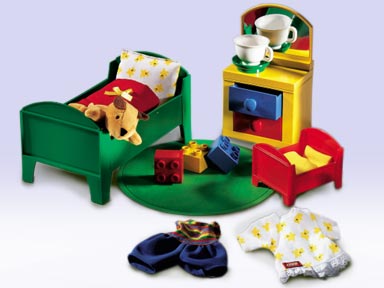 LEGO Produktset 2961-1 -  2961 - Kinderzimmer, 20 Teile